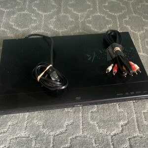 RCA DRC233N DVD Player Black w/ Power Cord & RCA A/V Cable, Composite RCA
